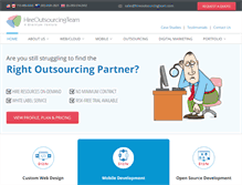 Tablet Screenshot of hireoutsourcingteam.com